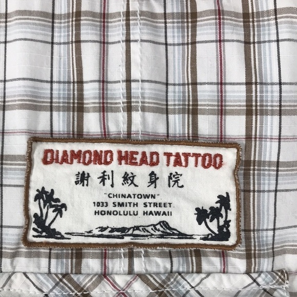 American Rag  Short Sleeve Plaid Western Style Shirt size L - Picture 6 of 10